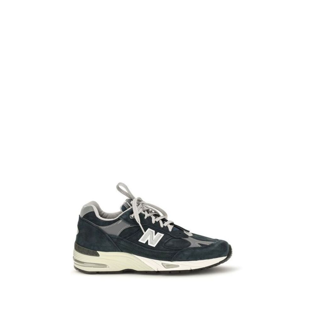 New Balance Blue Suede Leather Athletic Men's Sneakers